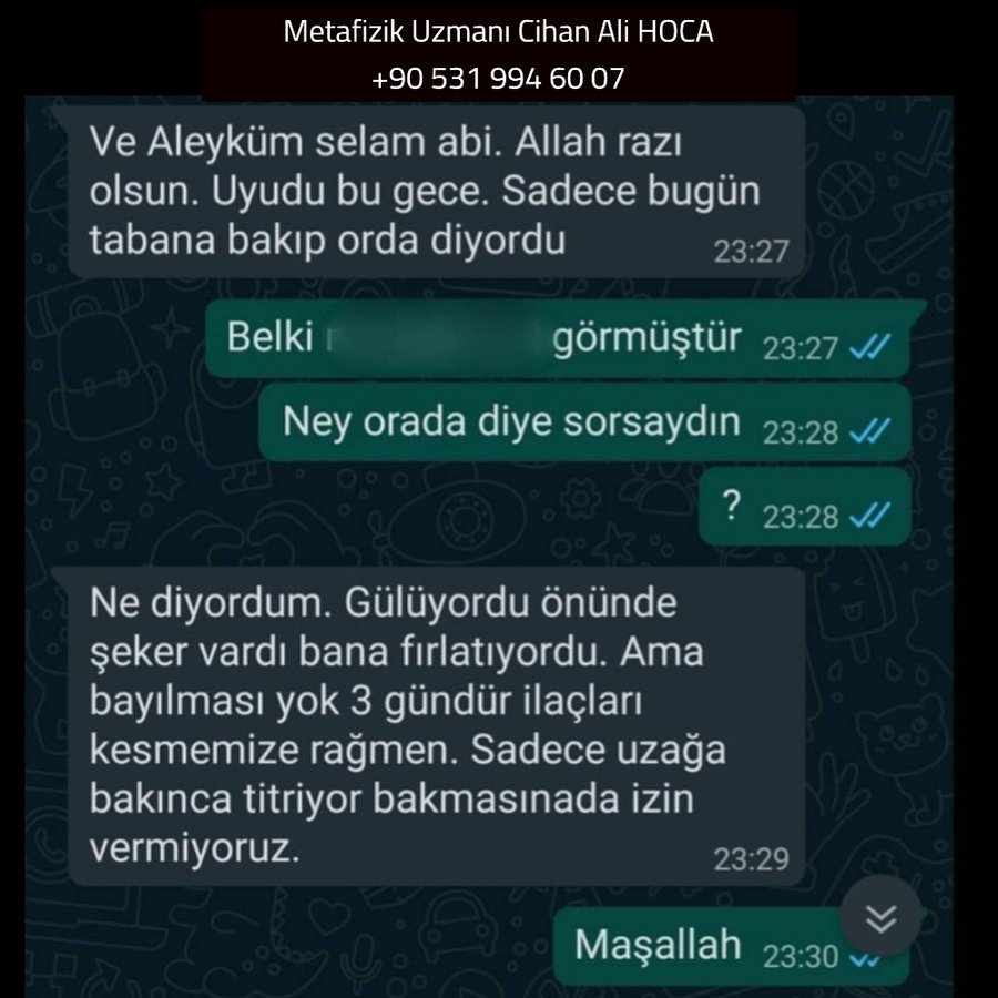 Danışan memnuniyeti – WhatsApp teşekkür mesajı ekran görüntüsü 14